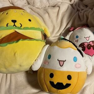 Sanrio squishmallow lot of 3